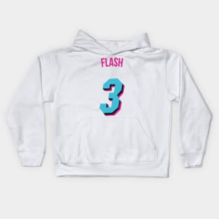 Dwyane Wade 'Flash' Nickname Jersey - Miami Heat Kids Hoodie